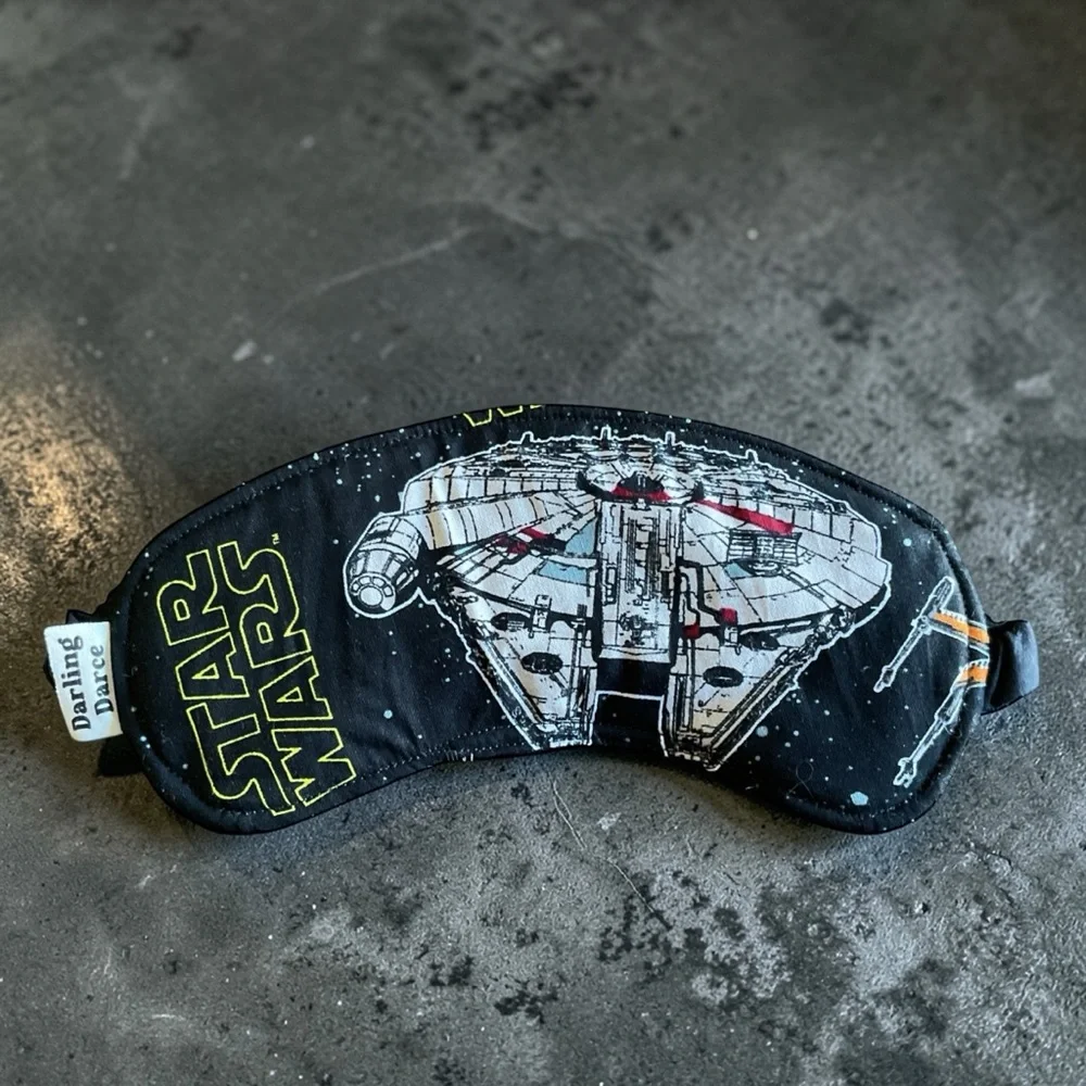 Star Wars Millennium Falcon Theme Kids Sleep Mask - Black